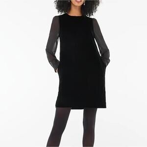 J Crew Velvet Mini Dress